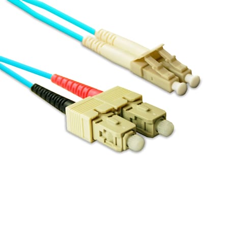 Enet Enet 8M Sc/Lc Duplex Multimode 50/125 10Gb Om3 Or Better Aqua Fiber SCLC-10G-8M-ENC